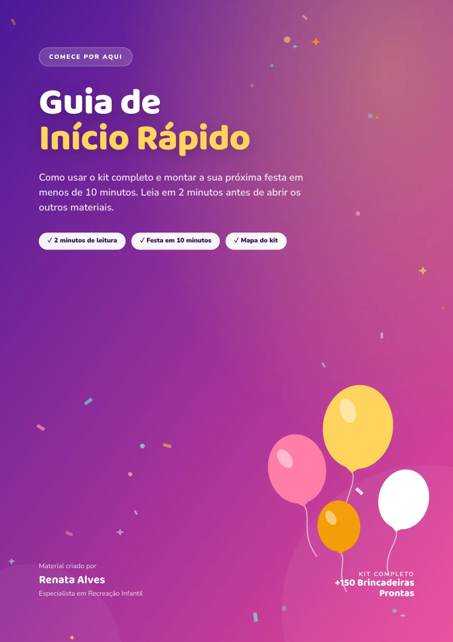 Capa do Guia de Início Rápido