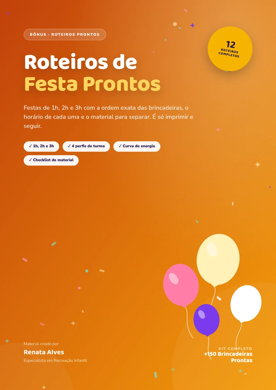 Capa dos Roteiros de Festa Prontos
