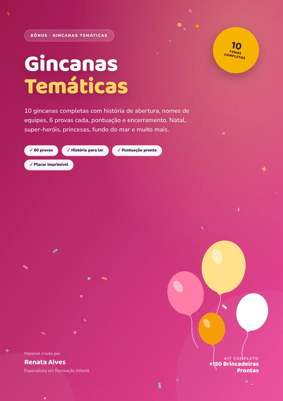 Capa das Gincanas Temáticas