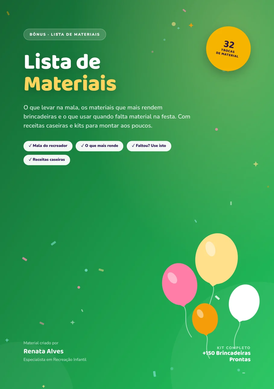 Capa da Lista de Materiais