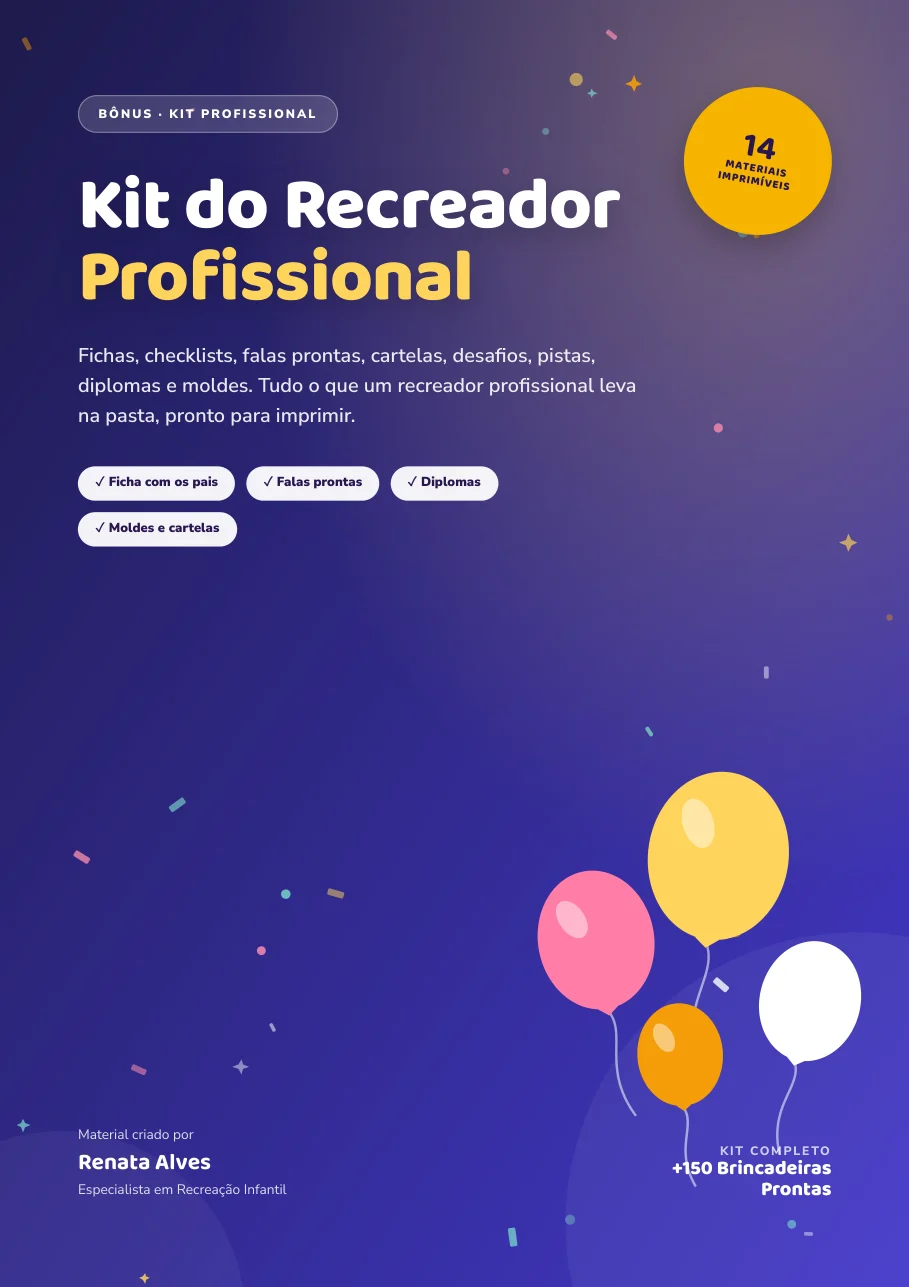 Capa do Kit do Recreador Profissional